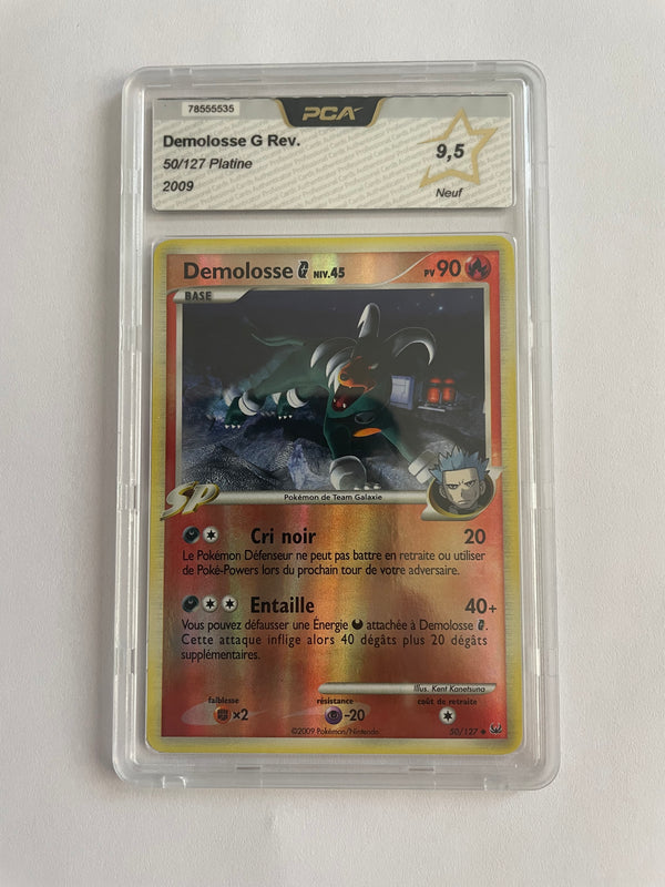 Carte Pokémon Demolosse G Reverse 50/127 Platine PCA 9.5